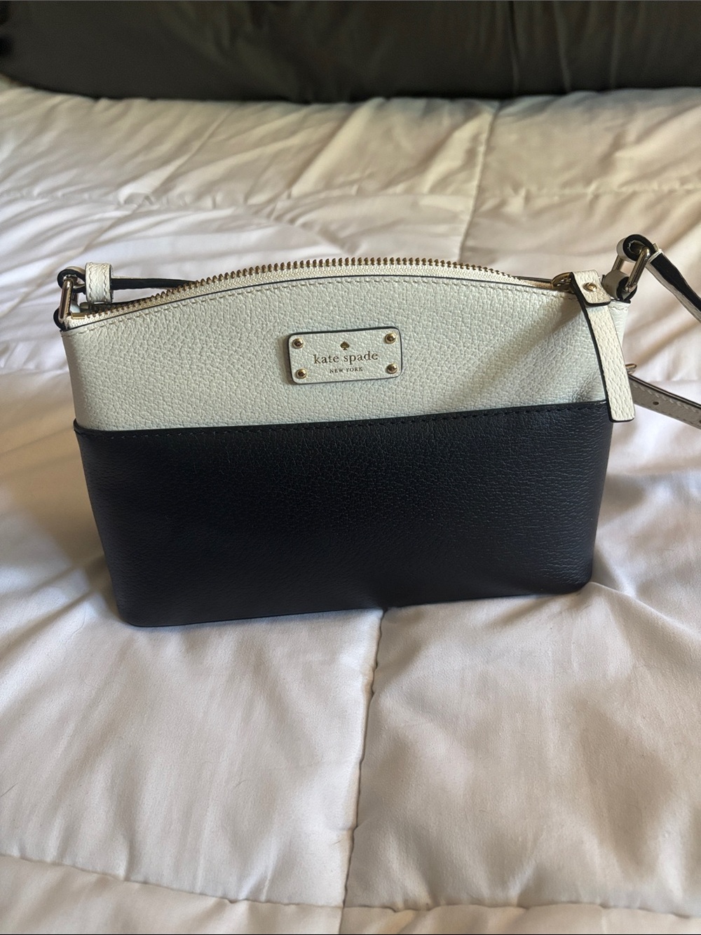 kate spade Two-Tone Black and White Crossbody Bag